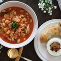 まろんかふぇ's cooksnap of when they made 豚肉とミックスビーンズのトマト煮込み.