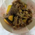 やっきー。's cooksnap of when they made かぼちゃ&牛肉の甘辛炒め♪.