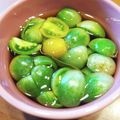 くまぴこ222's cooksnap of when they made 青いミニトマトのピクルス.