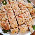 sunny147cm's cooksnap of when they made 混ぜて焼くだけ！巨大おやきご飯！！.