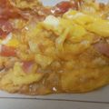 まーく71's cooksnap of when they made ふわとろ♡ベーコン玉子の醤油マヨソテー.