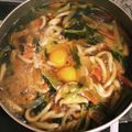 みちばたの花's cooksnap of when they made 超簡単☆甘辛煮込み肉きつねうどん♪♪♪.