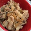 ユカtoマオマオ's cooksnap of when they made 豚肉の☆甘辛丼.