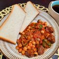 akoreana's cooksnap of when they made ひよこ豆とお肉の羊飼い風煮込み.