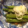 大吉ねこ's cooksnap of when they made いんげんの揚げ浸し.