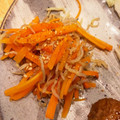 ゆっこ1112's cooksnap of when they made 簡単！にんじんとしらすの塩きんぴら.