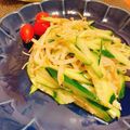 おうちごはん☆'s cooksnap of when they made レンチン時短のえのきともやし胡瓜の和え物.