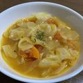 お塩と砂糖's cooksnap of when they made 簡単☆トマトの甘みたっぷりミネストローネ.