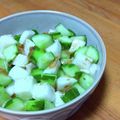 ちーまぐ's cooksnap of when they made 長芋ときゅうりの梅肉サラダ.