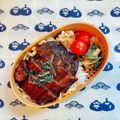 yakianago's cooksnap of when they made ナスを使ったうな丼　みたいな.
