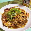 ★おにぎりMAN★'s cooksnap of when they made イカとモヤシのイカの腑炒め♪♪.