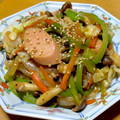 ブー吉's cooksnap of when they made ✿新きゃべつ＆ソーセージのオイマヨ炒め✿.