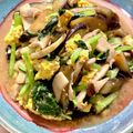 ウマナミ's cooksnap of when they made 小松菜とエリンギとふわふわ卵の中華炒め.