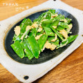 ねっちゃんっ's cooksnap of when they made 絹さやの甘辛卵とじ.