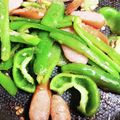 ブランシュkuu's cooksnap of when they made ピーマンとウィンナー炒め.