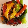 ちゃろみん's cooksnap of when they made レンジでパプリカの塩昆布和え☆弁当.