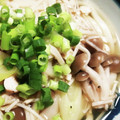 まぶたん's cooksnap of when they made ヘルシー！きのこ鍋　　蕎麦仕立て.