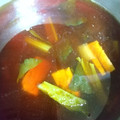 マキマキ913's cooksnap of when they made 簡単★小松菜と厚揚げの味噌汁.