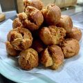 ふくろうのましろ's cooksnap of when they made ☆天ぷら粉で作る本格サーターアンダギー☆.