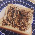 メイプル⌘'s cooksnap of when they made ハマる！海苔の佃煮トースト.