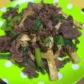 ゆみっち先生's cooksnap of when they made 10分調理　小松菜と薄揚げ炒め.