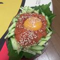 ゆみっち先生's cooksnap of when they made 絶品!!本格サーモンのたたきユッケ.