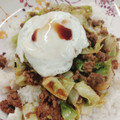 ♡えまたまご♡'s cooksnap of when they made 合挽きとキャベツの炒め物.