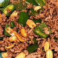やえまりも's cooksnap of when they made ひき肉とピーマンと落花生のオイスター炒め.
