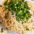 neko's cooksnap of when they made 濃厚～！塩辛とクリームチーズのパスタ.