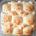 みみ母's cooksnap of when they made ♡ホテルブレッド風ちぎりパン♡手ごね.