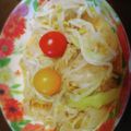 すみま～る's cooksnap of when they made もやしとキャベツの胡麻酢あえ.