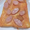 Noa1112's cooksnap of when they made ホットドッグ風味☆ソーセージトースト.