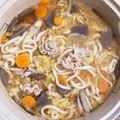nina_scm's cooksnap of when they made 新提案！うどんが旨い濃厚“ねぎ味噌豚鍋”.
