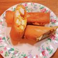 アシマリ22's cooksnap of when they made 茹で卵と海老の春巻き＊スプリングロール.
