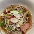 さとちょふ's cooksnap of when they made ベーコン葱蕎麦.