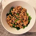 caruga's cooksnap of when they made つるむらさきと納豆のネバネバあえ☆.