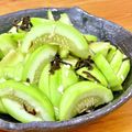 紐途のメモ帳's cooksnap of when they made 摘果メロンの柚子胡椒浅漬け.