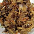 名月。's cooksnap of when they made 某人気店の簡単きんぴらごぼう＊最高常備菜.