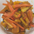 moeoke's cooksnap of when they made かぼちゃとさつまいものきんぴら.