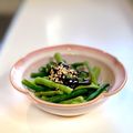かっちゃん杉's cooksnap of when they made 十六ささげの胡麻味噌和え.