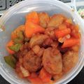 airi777's cooksnap of when they made お弁当に　ケチャップとポン酢で簡単酢豚風.