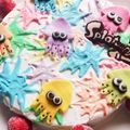 wrayumama's cooksnap of when they made スプラトゥーンケーキ.