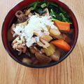 考える羊ちゃん☆'s cooksnap of when they made 北埼玉地区の郷土料理「なす南蛮汁うどん」.