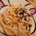 きんぎょさん's cooksnap of when they made 和えるだけで簡単！たらこクリームパスタ.