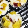 でいだらぼっち's cooksnap of when they made 米粉蒸しパン さつまいも グルテンフリー.