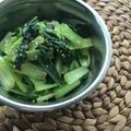 Jaye's cooksnap of when they made 常備菜にも♪小松菜のナムル.