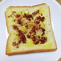 ＊なぁ＊'s cooksnap of when they made チョコがけマーマレードのトースト.