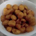 コンフリー's cooksnap of when they made カリッとホクホク大学栗 (蜜ダレ仕立て).