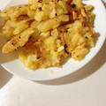 さゆゆゆこ's cooksnap of when they made たたきじゃがいもと桜海老のチーズお焼き.