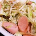 こずっぺ's cooksnap of when they made キャベツとウインナー炒め。お弁当にもぜひ.